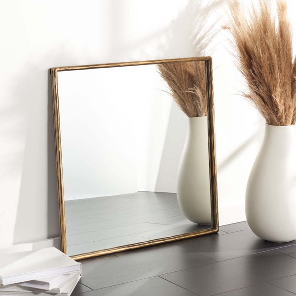 Safavieh Safavieh Yvette Square Metal Mirror - Brass