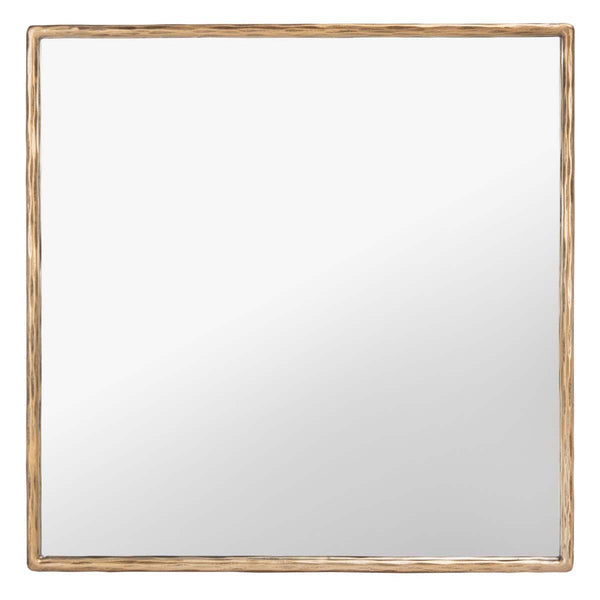safavieh Safavieh Yvette Square Metal Mirror - Brass