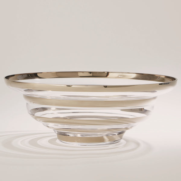 safavieh Saturn Bowl-Platinum | Global Views - 6.60414