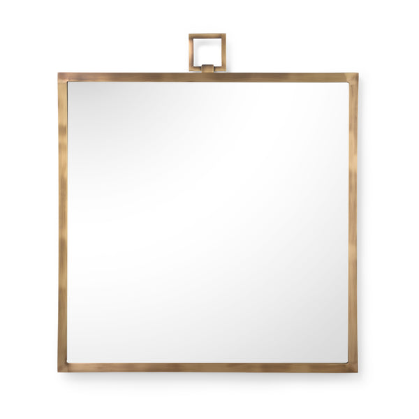 safavieh Square Mirror - Brass | Chelsea House - 382677