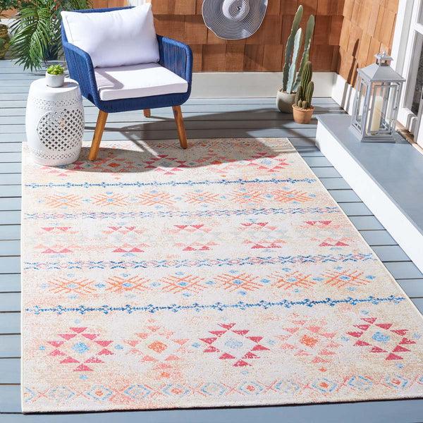 safavieh Safavieh Summer Rug Collection SMR420A - Ivory / Red