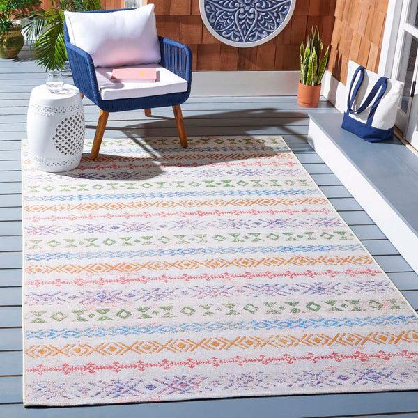 safavieh Safavieh Summer Rug Collection SMR429A - Ivory / Blue