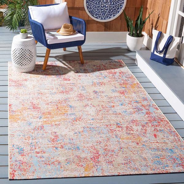 safavieh Safavieh Summer Rug Collection SMR451A - Ivory / Light Blue