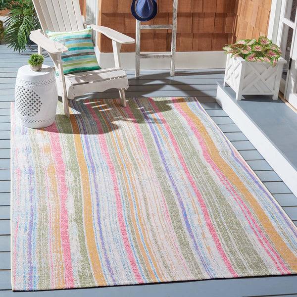 safavieh Safavieh Summer Rug Collection SMR496A - Ivory / Green