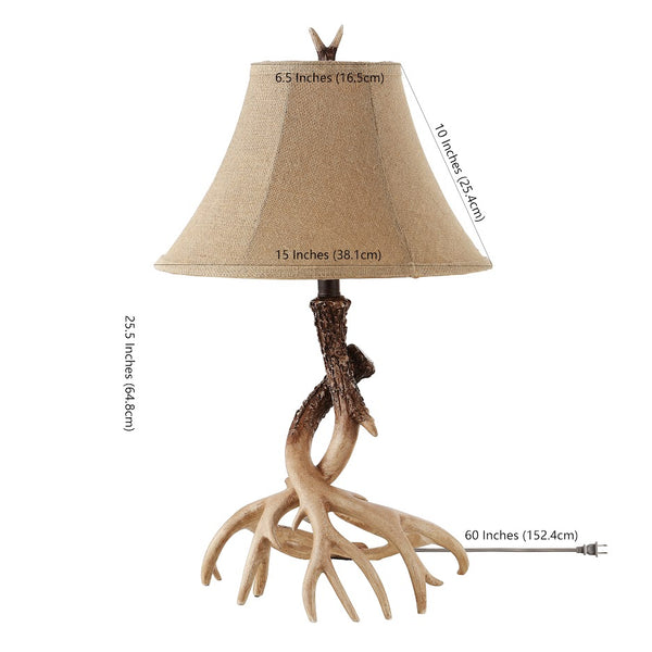 Safavieh Safavieh Sundance 25.5 Inch H Faux Antler Table Lamp-Brown (Set Of 2)