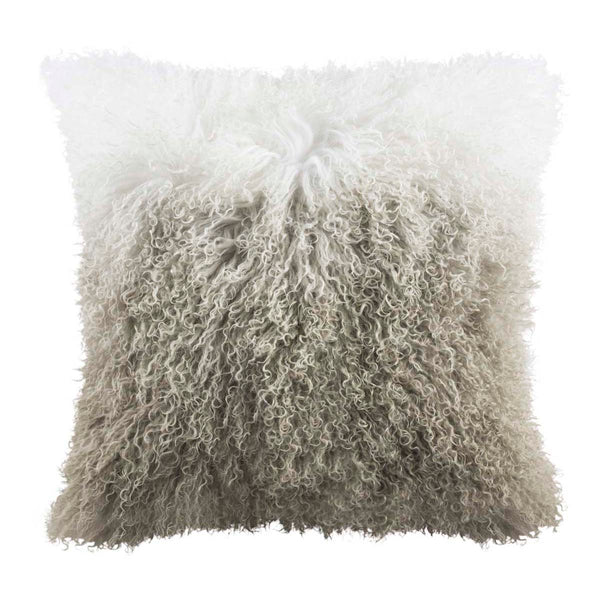 safavieh Safavieh Suri Sheep Skin Pillow - White/Grey