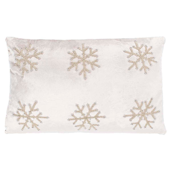 safavieh Sydnee Snowflake Pillow | Safavieh - PLS885