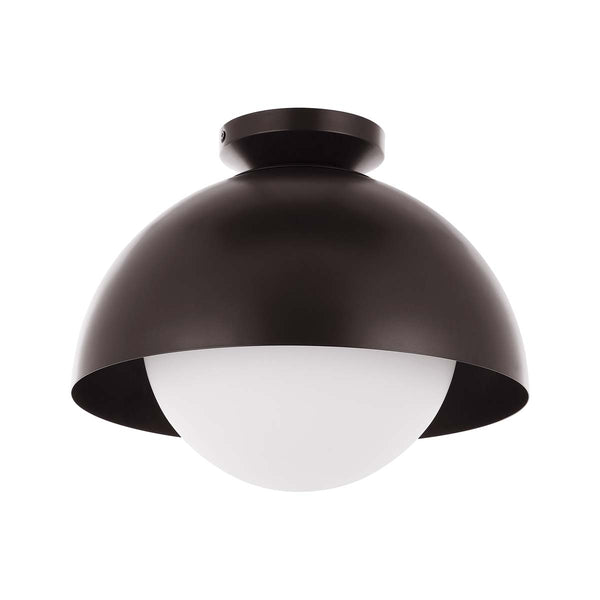 safavieh Safavieh Syluna Flush Mount - Oil Rubbed Bronze / White