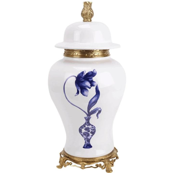 safavieh TULIP ORMOLU GINGER JAR