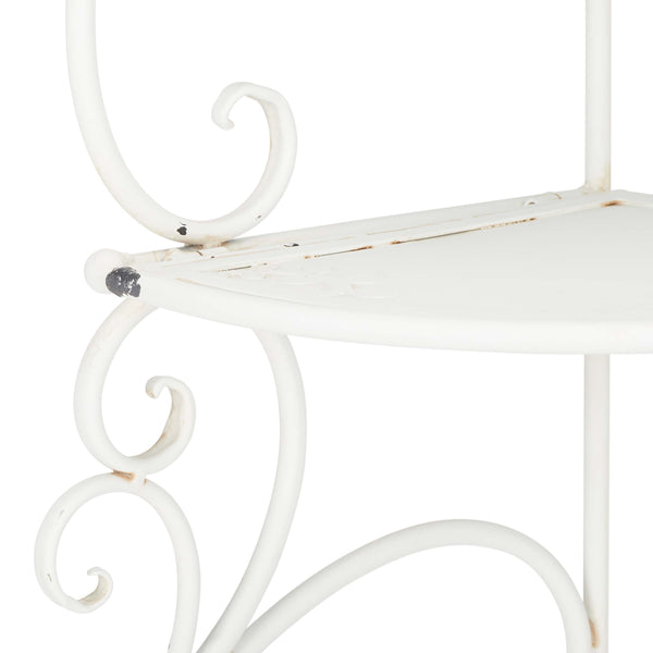 Safavieh Safavieh Turuca 4 Tier Corner Shelf Unit - Antique White