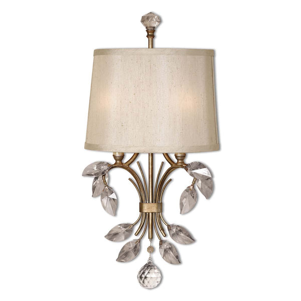 safavieh Uttermost Alenya 2 Light Gold Wall Sconce