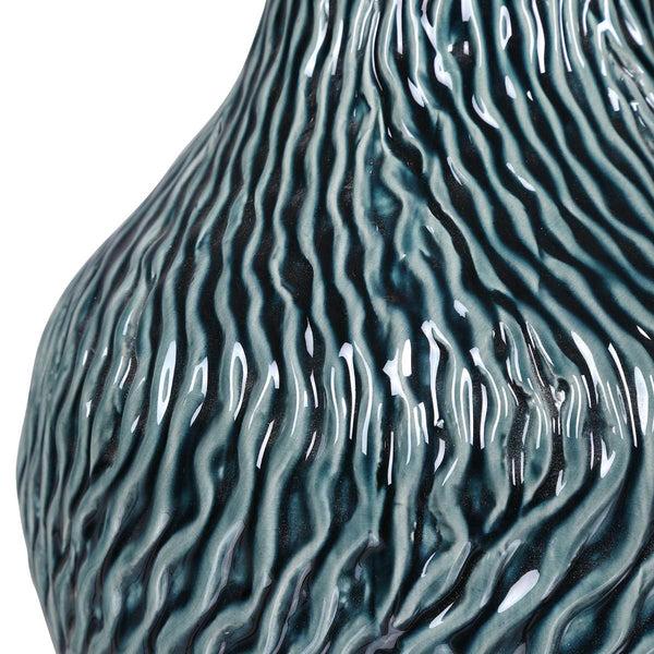 Safavieh Uttermost Almera Dark Teal Bottles S/2