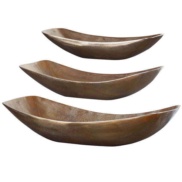 safavieh Uttermost Anas Antique Brass Bowls Set/3