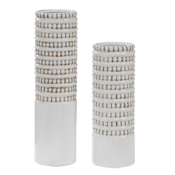 safavieh Uttermost Angelou White Vases Set/2