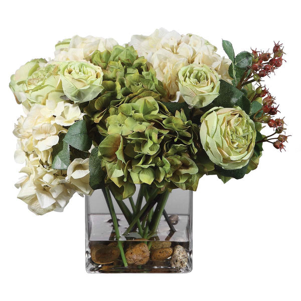safavieh Uttermost Cecily Hydrangea Bouquet