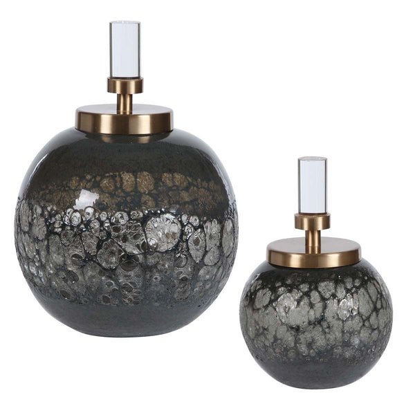 safavieh Uttermost Cessair Art Glass Bottles S/2