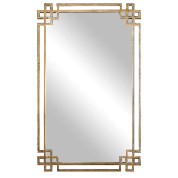 safavieh Uttermost Devoll Antique Gold Mirror
