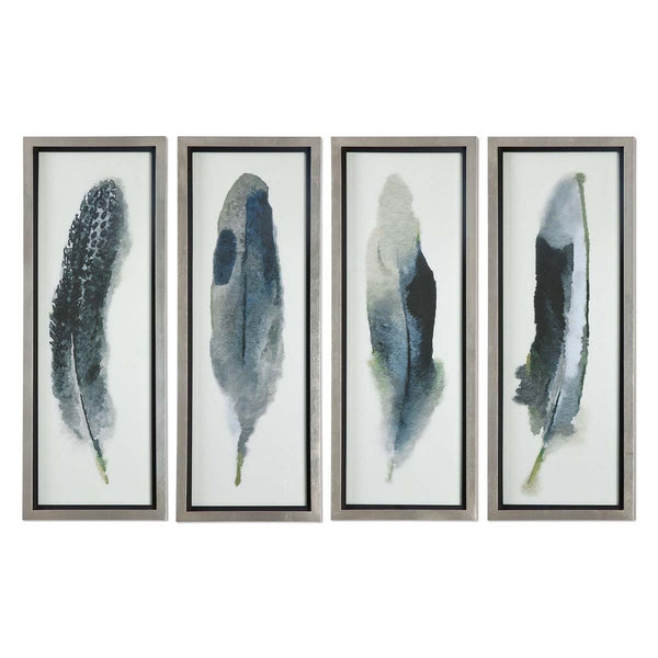 safavieh Uttermost Feathered Beauty Prints S/4