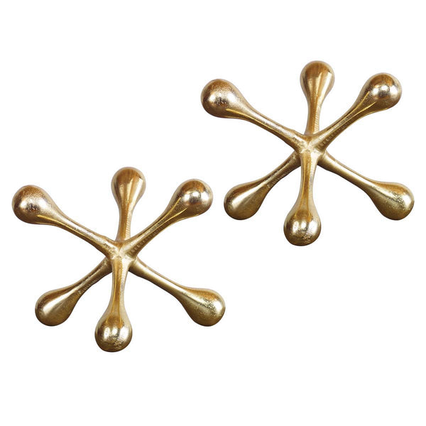 safavieh Uttermost Harlan Brass Objects Set/2