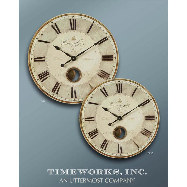 Safavieh Uttermost Harrison Gray 23 Clock