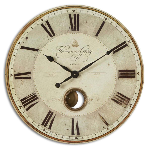 safavieh Uttermost Harrison Gray 30 Clock