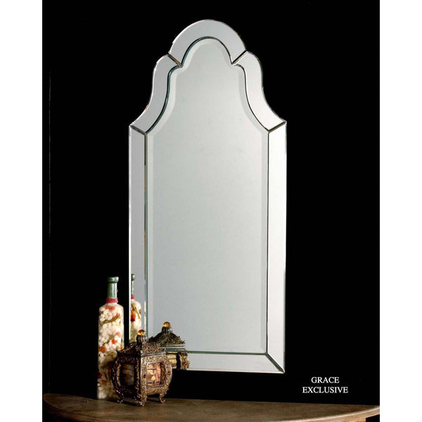 Safavieh Uttermost Hovan Frameless Arched Mirror