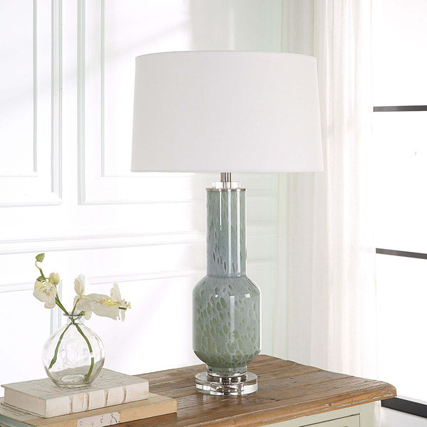Safavieh Uttermost Imperia Aqua Gray Table Lamp
