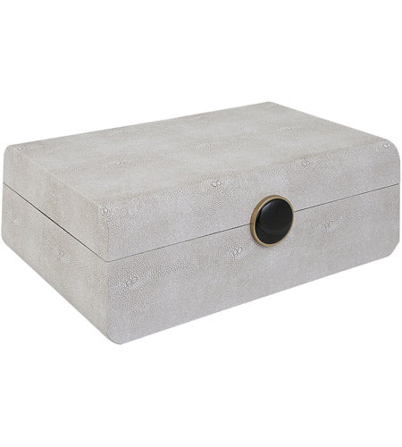 Safavieh Uttermost Lalique White Shagreen Box