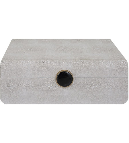 safavieh Uttermost Lalique White Shagreen Box