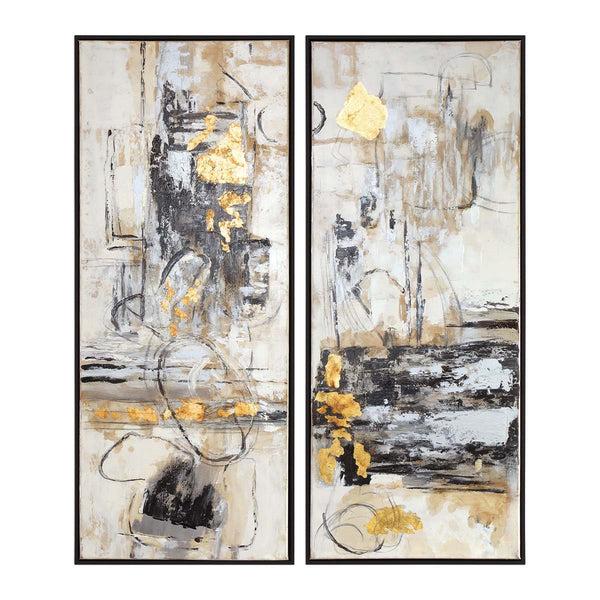 safavieh Uttermost Life Scenes Abstract Art S/2
