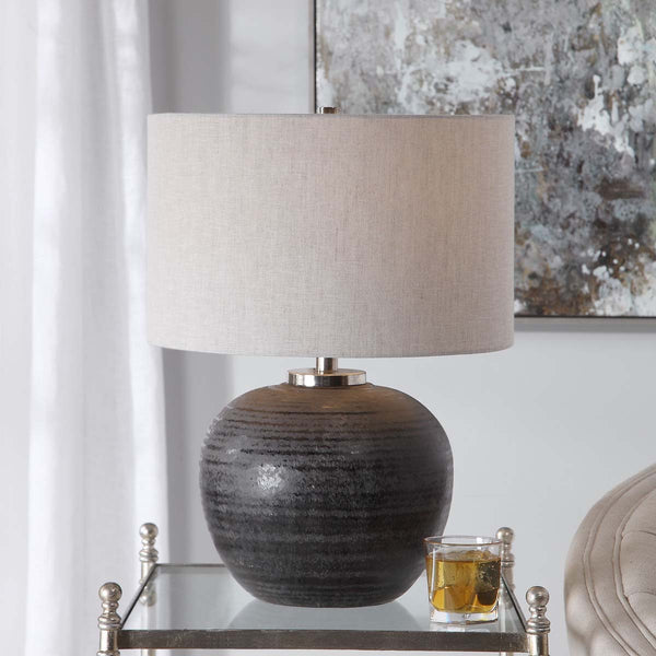 Safavieh Uttermost Mikkel Charcoal Table Lamp