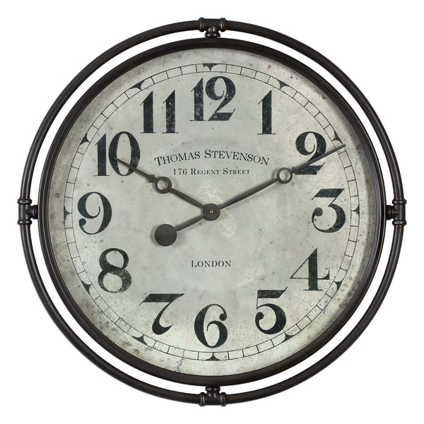 safavieh Uttermost Nakul Industrial Wall Clock