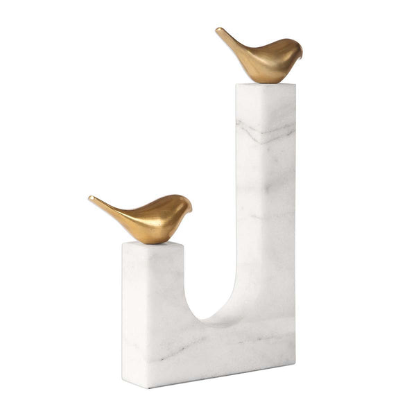 safavieh Uttermost Songbirds Brass Sculpture