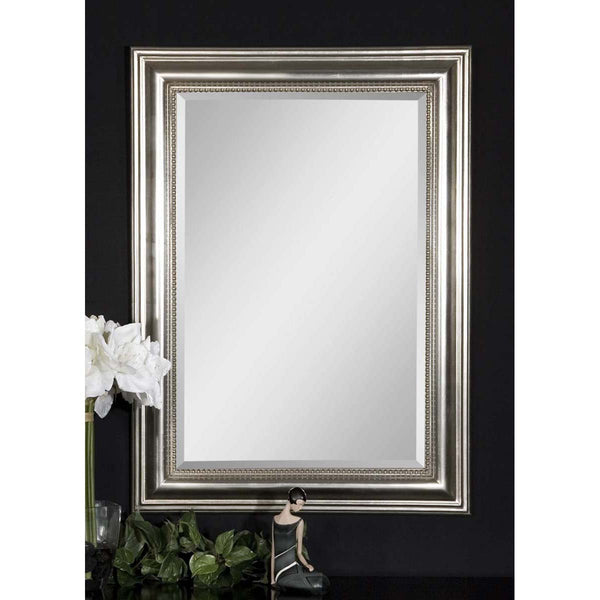 Safavieh Uttermost Stuart Silver Beaded Mirror
