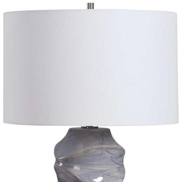 Safavieh Uttermost Waves Blue & White Table Lamp
