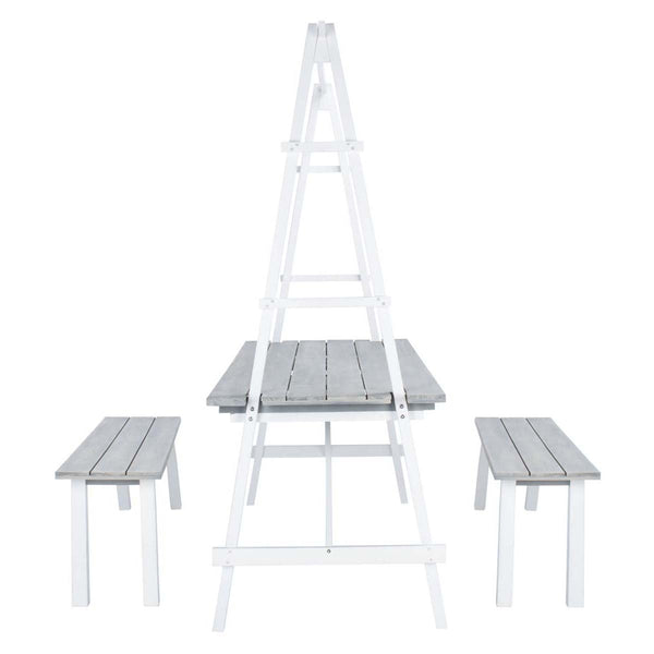 Safavieh Safavieh Willamy 3 Piece Dining Set - Ash Grey