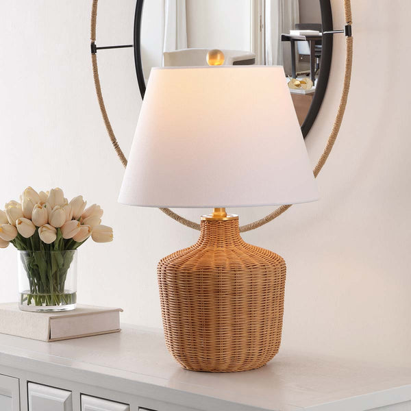 Safavieh Saolia 22 Inch Rattan Table Lamp | Safavieh - TBL4467