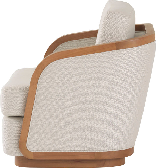 Safavieh Schooner Swivel Lounge Chair | McGuire Furniture - MCO3553C