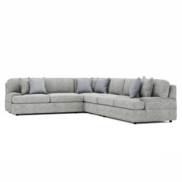Safavieh Serena Fabric Sectional | Bernhardt - K2029 - P3430A P3432A P3441A P3442A