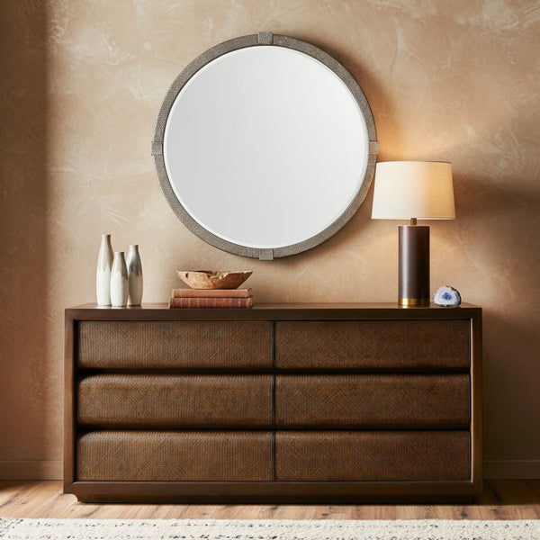 Safavieh Shailene Metal Round Mirror | Safavieh Couture - CMI4000