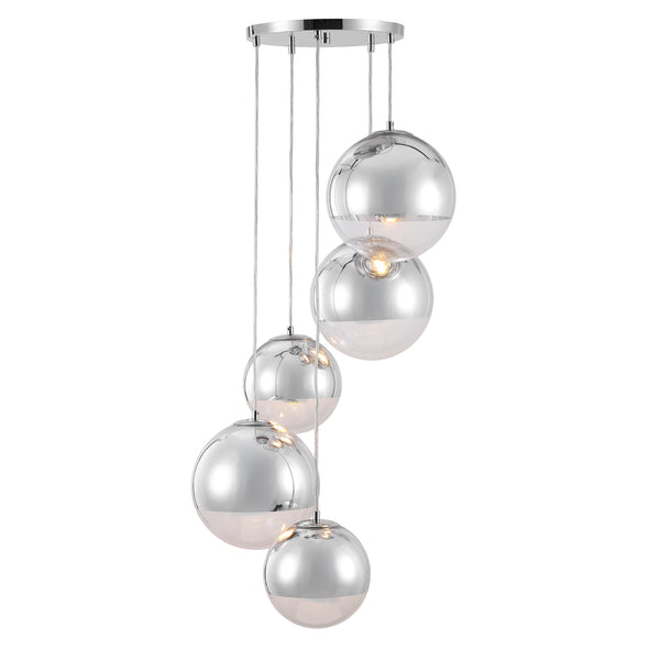 safavieh Skylina Metal 5 Light Chandelier | Safavieh Couture - CTL1085