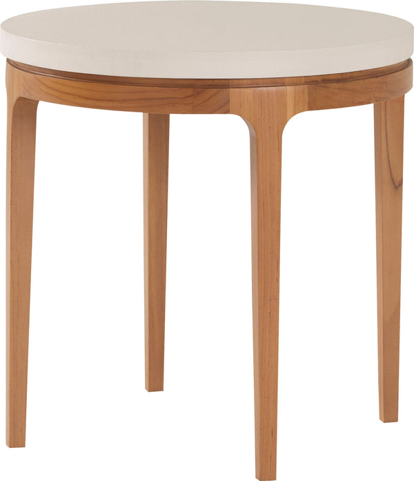 safavieh Sloop Round Side Table | McGuire Furniture - MCO3657