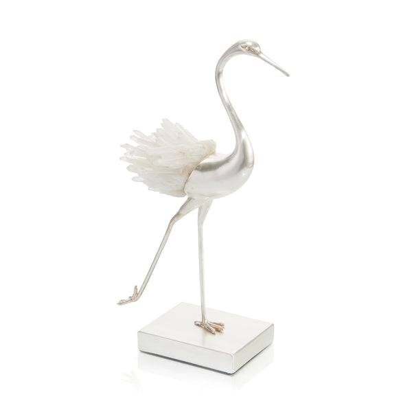 safavieh Stone/ Quartz Egret Running | John-Richard - JRA-10669