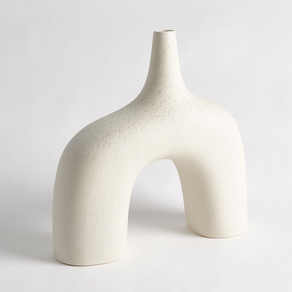 safavieh Stretch Vase-Cream Stone-Lg | Global Views - 7.10443