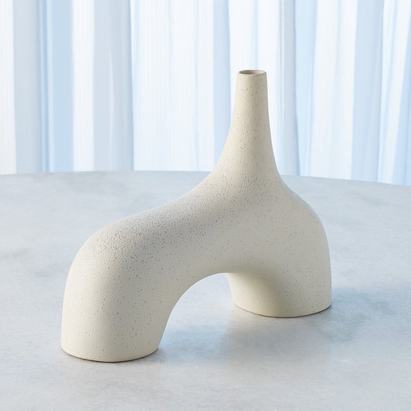 Safavieh Stretch Vase-Cream Stone-Sm | Global Views - 7.10444