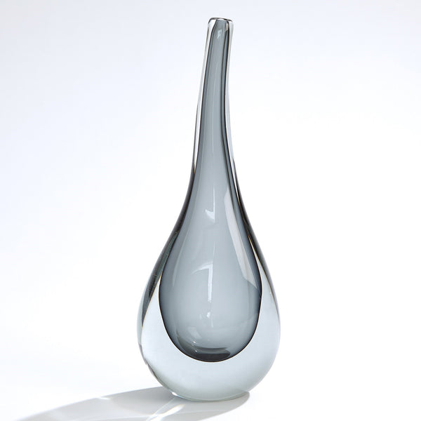Safavieh Stretched Neck Vase-Grey-Lg | Global Views - 7.80639