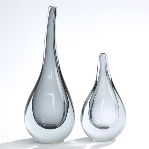Safavieh Stretched Neck Vase-Grey-Lg | Global Views - 7.80639