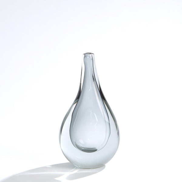 safavieh Stretched Neck Vase-Grey-Sm | Global Views - 7.80640