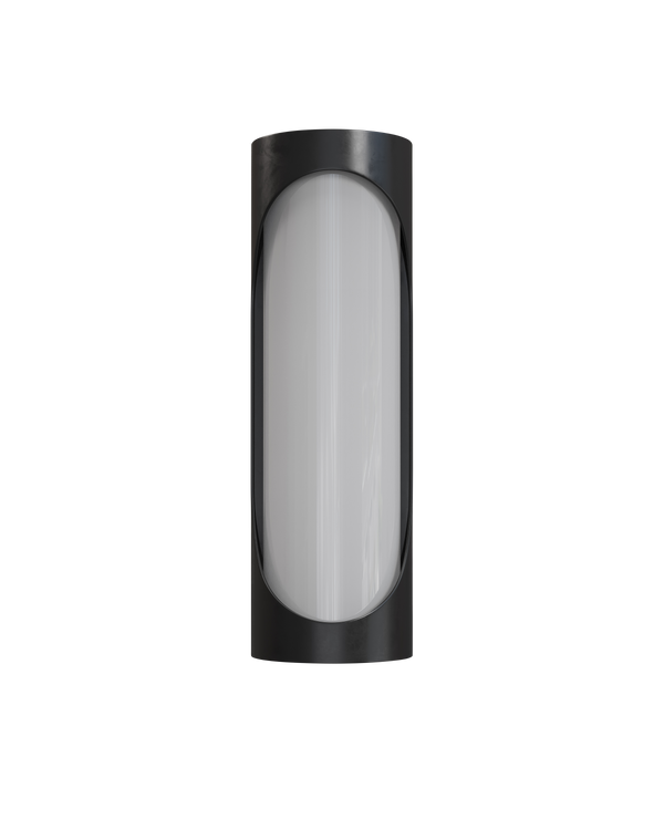 Safavieh Swale Large Outdoor Wall Sconce - Black | Currey & Co - 5500-0048