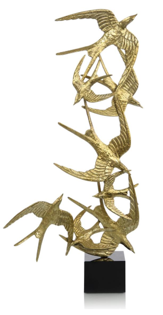 safavieh Swallows In Flight - Gold | John Richard - JRA-11791